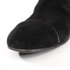 Chanel Coco Mark 16B Suede Long Boots in Black G32122, Size 39 EU Secondhand