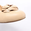 Chanel Coco Mark Camelia Leather Ballet Flats in Beige G32912, Size 39.5 EU Secondhand