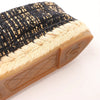Chanel Metallic Tweed Grosgrain CC Espadrilles in Black x Gold G29762, Size 37 EU Secondhand