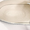 Chanel Coco Mark Rubber Sneakers in Silver G32719, Size 38 EU Secondhand