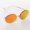 Secondhand Chanel Mirrored Sunglasses in Red CH4216