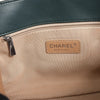 Chanel Reissue Accordion Quilted Leather Mix Shoulder Bag in Green Secondhand