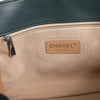 Chanel Reissue Accordion Quilted Leather Mix Shoulder Bag in Green Secondhand