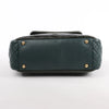 Chanel Reissue Accordion Quilted Leather Mix Shoulder Bag in Green Secondhand
