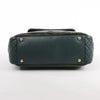 Chanel Reissue Accordion Quilted Leather Mix Shoulder Bag in Green Secondhand