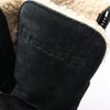 Secondhand Chanel Sports Suede Leather Shearling Boots in Black G26245, Size 35.5 EU