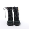 Secondhand Chanel Sports Suede Leather Shearling Boots in Black G26245, Size 35.5 EU