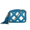 Chanel Camera shoulder bag in light blue leather and PVC