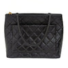 Chanel Médaillon handbag in black leather