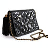 Chanel vintage Mini Matelassè shoulder bag in black patent leather