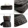 Chanel vintage Mini Matelassè shoulder bag in black patent leather