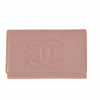 Chanel key ring 6 hooks in pink Cavier leather