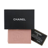 Chanel key ring 6 hooks in pink Cavier leather