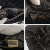 Chanel rare vintage hand warmer bag in black velvet