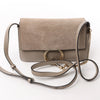 Secondhand Chloe Faye Suede x Leather Crossbody bag in Beige