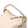 Secondhand Chloe Marcie Leather Hobo Handbag in Beige
