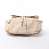 Secondhand Chloe Marcie Leather Hobo Handbag in Beige