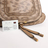 Chloe Marcie Medium Leather Leopard Pattern Handbag in Brown, Limited Edition Secondhand