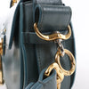 Chloe Tess Small Leather 2Way Handbag in Blue Secondhand