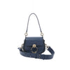 Chloe Tess Small Leather 2Way Shoulder Bag in Blue Secondhand