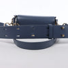 Chloe Tess Small Leather 2Way Shoulder Bag in Blue Secondhand