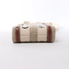 Chloé Woody North South Canvas & Leather 2Way Handbag in Beige x Brown Secondhand