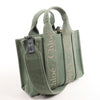Chloé Woody Small Canvas 2Way Handbag in Green Secondhand