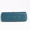 Dior Caro Leather Chain Shoulder Bag in Blue Secondhand
