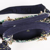 Dior Lady D-Lite Canvas D-Constellation Embroidered Medium 2Way Handbag in Multicolor Secondhand