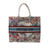 Dior Book Tote Large Zodiac Canvas Handbag in Multicolor Secondhand