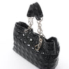 Dior Soft Lady Dior Patent Leather Cannage Large Shoulder Bag in Black Secondhand