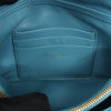 Dior Caro Macrocannage Leather Chain Shoulder Bag in Blue Secondhand