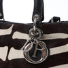 Dior Diorissimo Harako x Leather 2Way Handbag Brown Secondhand