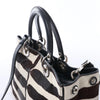 Dior Diorissimo Harako x Leather 2Way Handbag Brown Secondhand