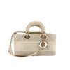 Dior Lady D-Joy Racing 2Way Handbag in Beige Secondhand