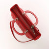 Dior Lady Dior Leather Cannage Large 2Way Handbag in Red Secondhand