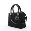 Dior Lady Dior Cannage Nylon Handbag in Black Secondhand