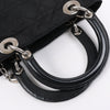 Dior Lady Dior Cannage Nylon Handbag in Black Secondhand