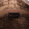 Dior Lady Dior Cannage Nylon x Leather 2Way Handbag in Brown Secondhand