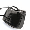 Christian Dior Maris Pearl shoulder baguette in black patent leather