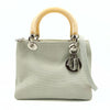 Christian Dior Lady Dior bag in pastel water green canvas