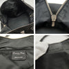 Christian Dior monogram black canvas travel bag