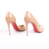 Christian Louboutin Demi You 100 Patent Leather Heels in Beige, Size 38 EU Secondhand
