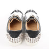Christian Louboutin Seavaste 2 Orlato Spiked Leather Casual Sneakers in Gray, Size 41 EU Secondhand