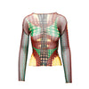 Secondhand Jean Paul Gaultier Cyberdot Mesh Top