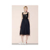 Secondhand Red Valentino Leather Corset and Tulle Dress 