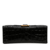 Balenciaga Croc Embossed Calfskin Hourglass Top Handle Bag XS Secondhand