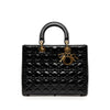 Dior Large Patent Cannage Lady Dior Secondhand