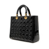 Dior Large Patent Cannage Lady Dior Secondhand
