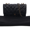 Chanel Quilted Patent and Goatskin CC Eyelet Wallet On Chain Secondhand